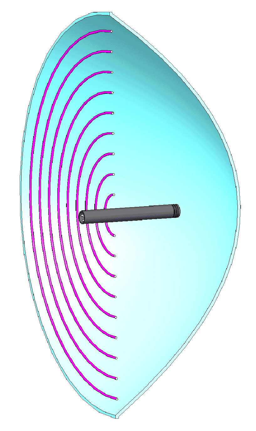animated image of how a parabolic microphone works