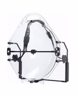 a close up of KLOVER MiK 26 Tactical parabolic microphone