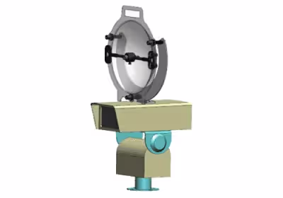 a computer generated image of a KLOVER MiK 16 Hard Mount mounted on a security camera