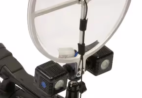 the accessory mounting block of a KLOVER MiK 09 Accessory parabolic microphone